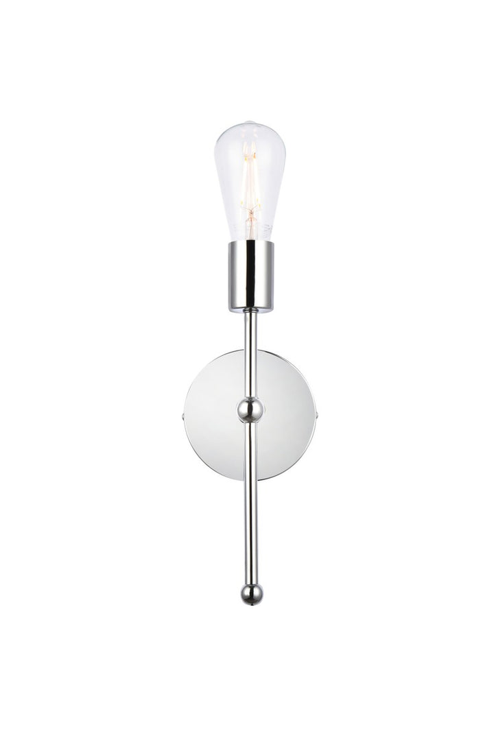 Elegant Keely LD2356C Wall Sconce Light - Chrome