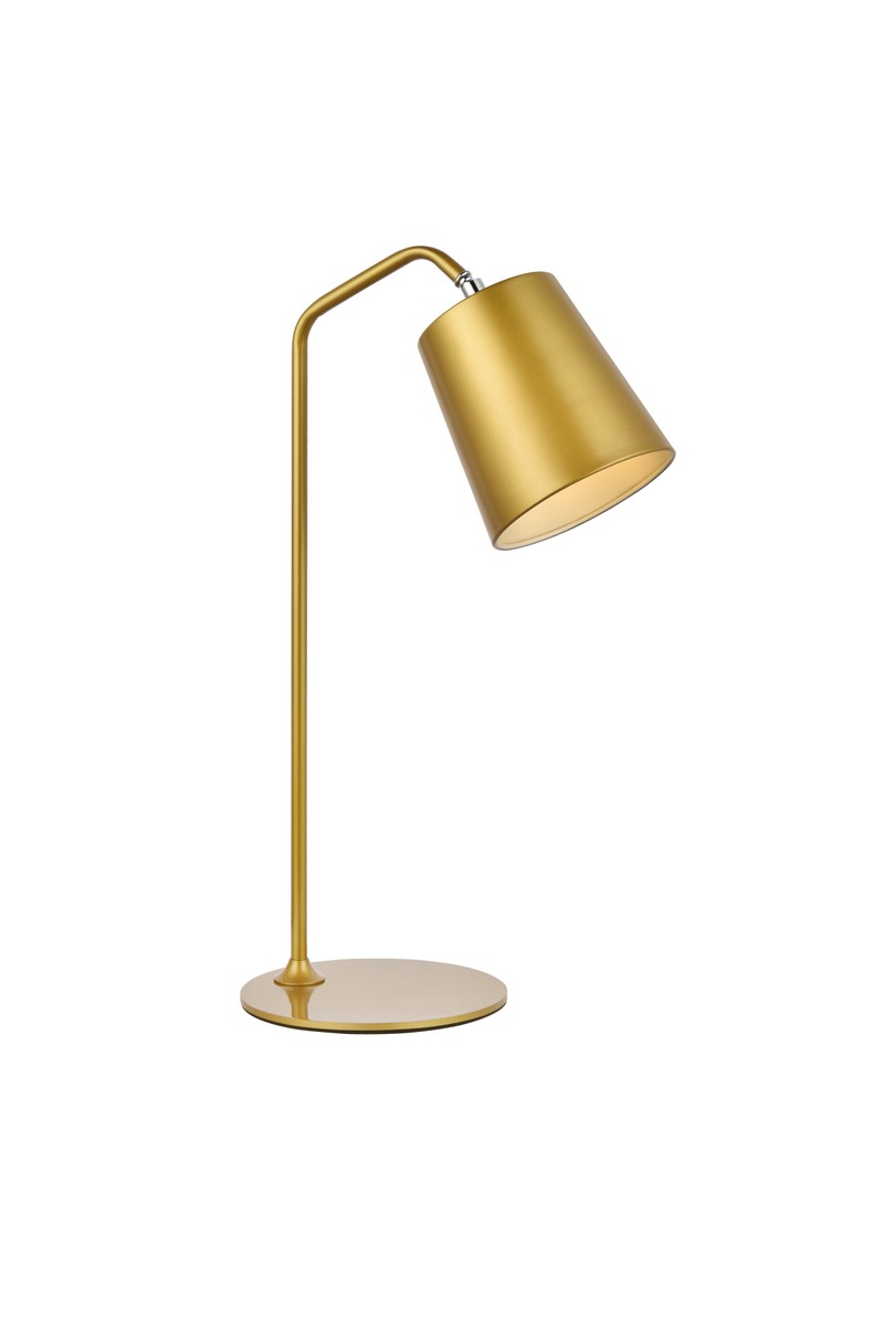 Elegant Lighting LD2366BR Modern Leroy Lamp Brass