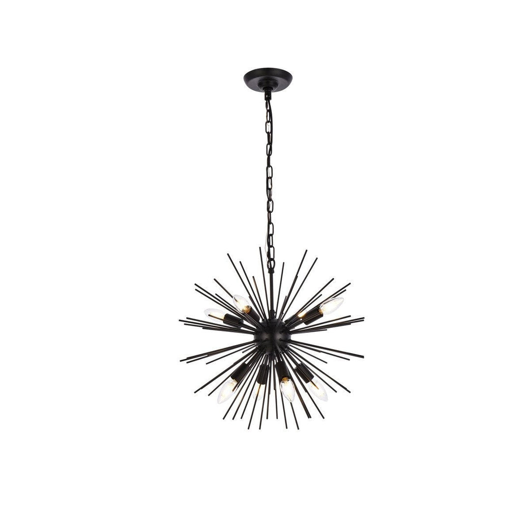 Elegant Timber LD5051D20BK Pendant Light - Black