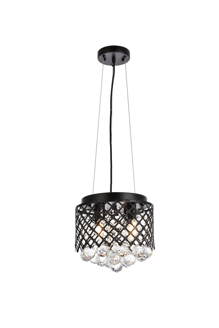 Elegant Tully LD520D10BK Pendant Light - Black