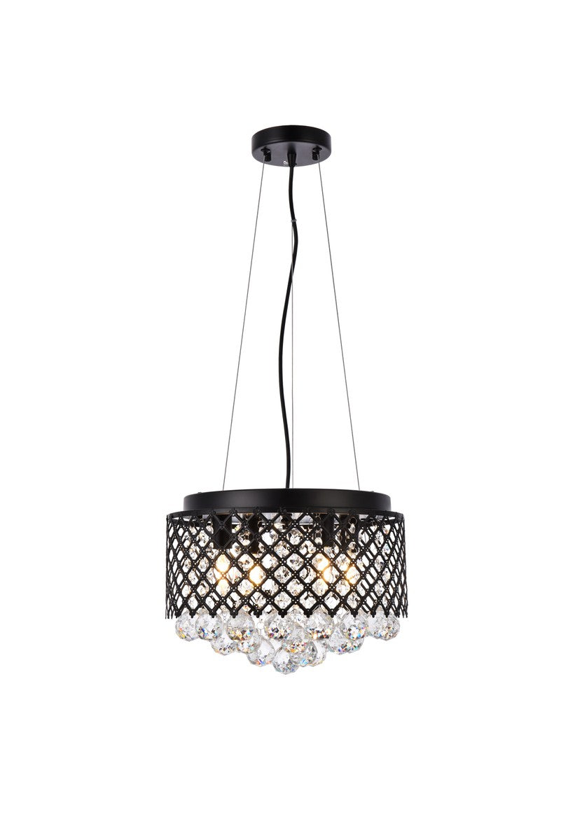 Elegant Tully LD520D13BK Pendant Light - Black