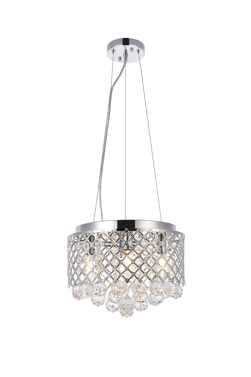 Elegant Tully LD520D13C Pendant Light - Chrome