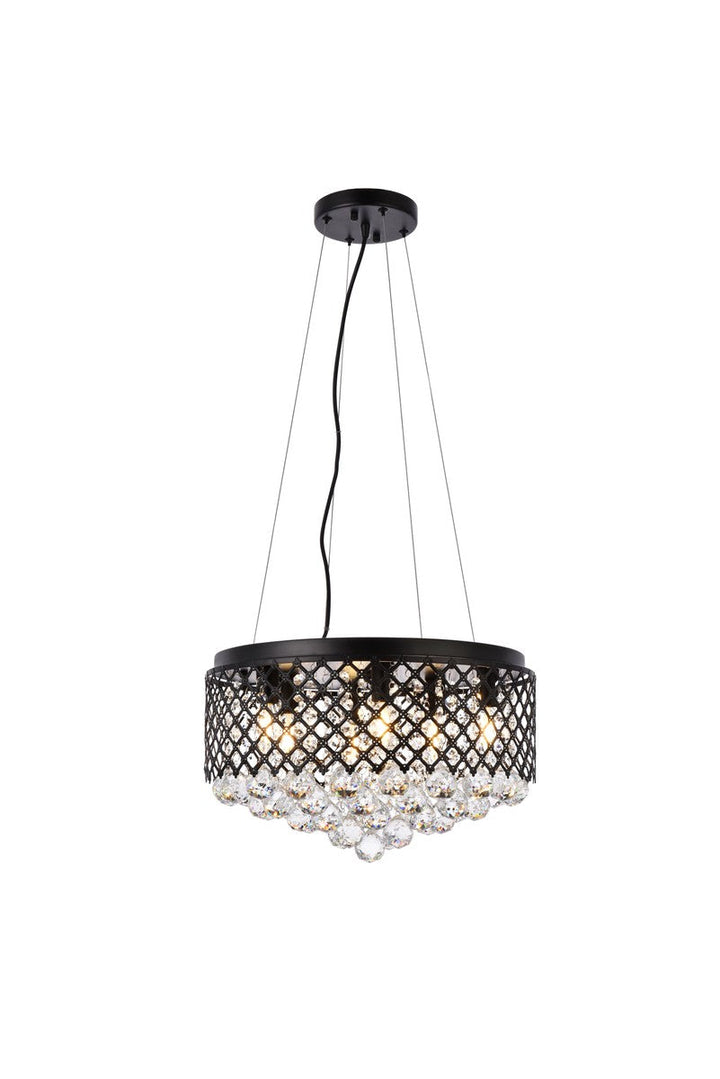 Elegant Tully LD520D18BK Pendant Light - Black