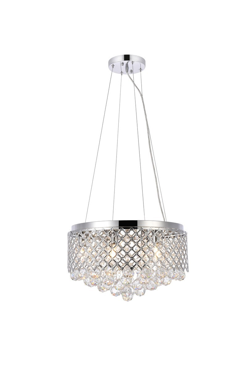 Elegant Tully LD520D18C Pendant Light - Chrome