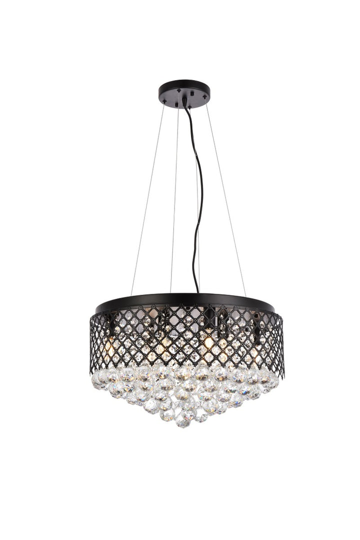 Elegant Tully LD520D20BK Pendant Light - Black