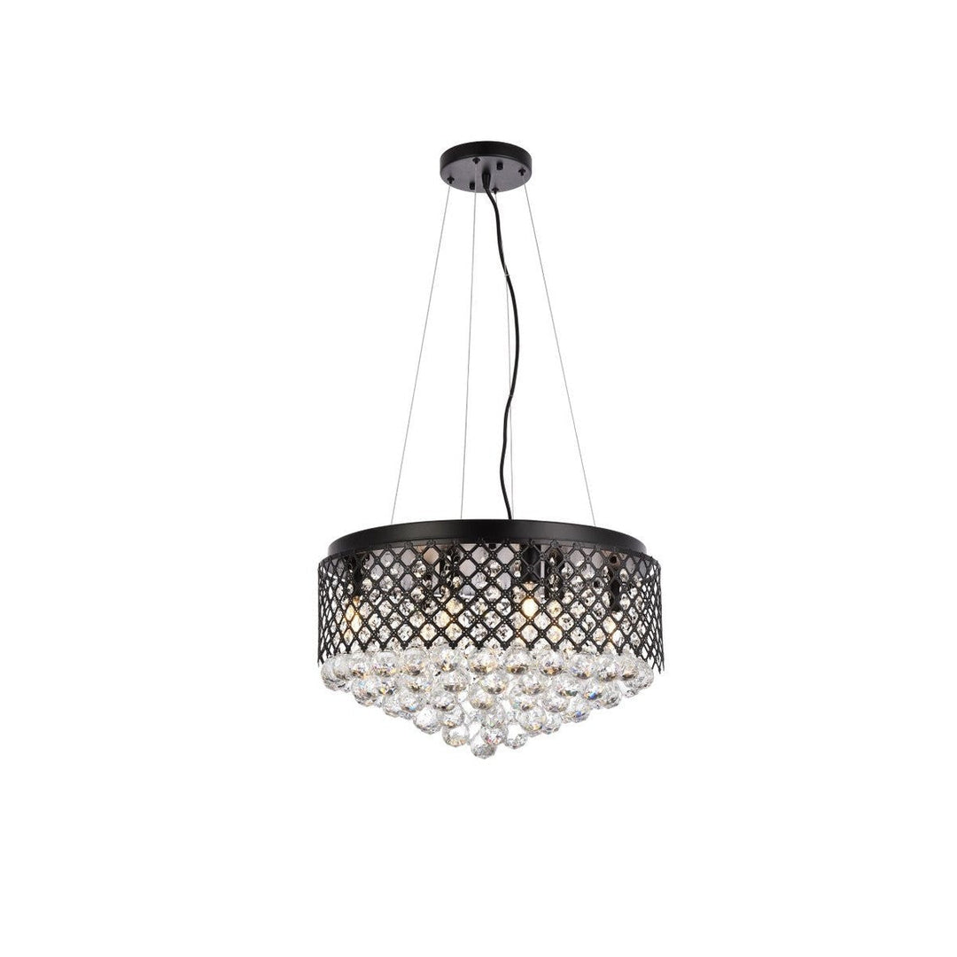 Elegant Tully LD520D20BK Pendant Light - Black