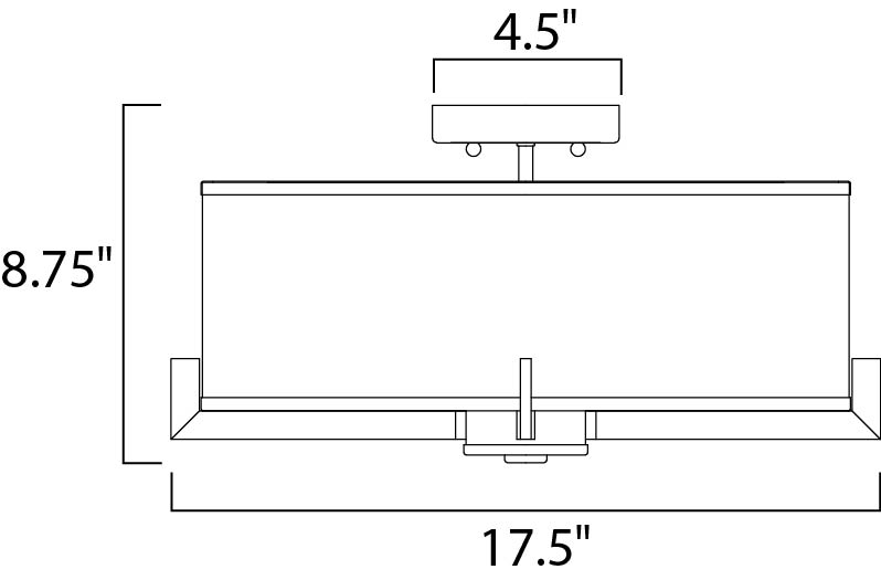 Maxim Nexus 12050WTOI Ceiling Light - Oil Rubbed Bronze