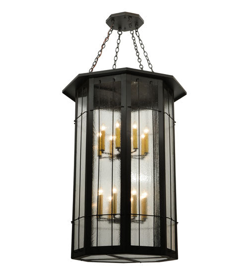 Meyda Tiffany Lighting 120511 West Albany 16 Light Pendant Decor Bronze / Dark