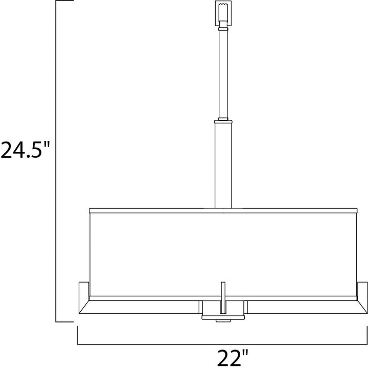 Maxim Nexus 12053WTOI Pendant Light - Oil Rubbed Bronze
