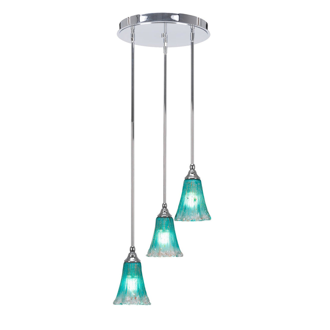 Toltec Empire 2143-ch-725 Pendant Light - Chrome