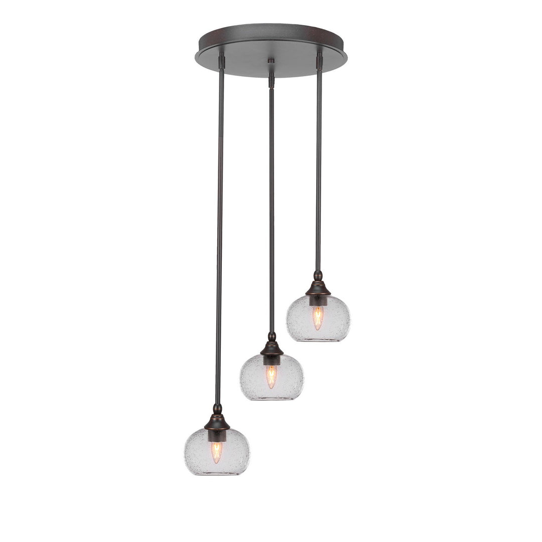 Toltec Empire 2143-dg-202 Pendant Light - Dark Granite