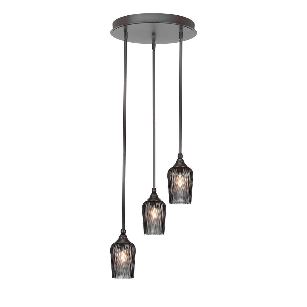 Toltec Empire 2143-dg-4252 Pendant Light - Dark Granite