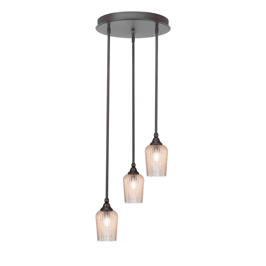 Toltec Empire 2143-dg-4253 Pendant Light - Dark Granite