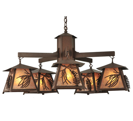 Meyda Tiffany Scotch Pine 120554 Chandelier Light - Cafe-Noir