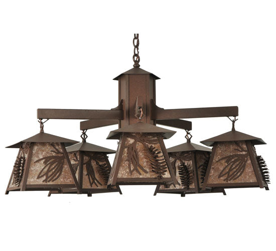 Meyda Tiffany Scotch Pine 120554 Chandelier Light - Cafe-Noir