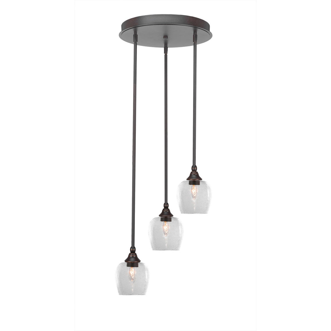Toltec Empire 2143-dg-4810 Pendant Light - Dark Granite