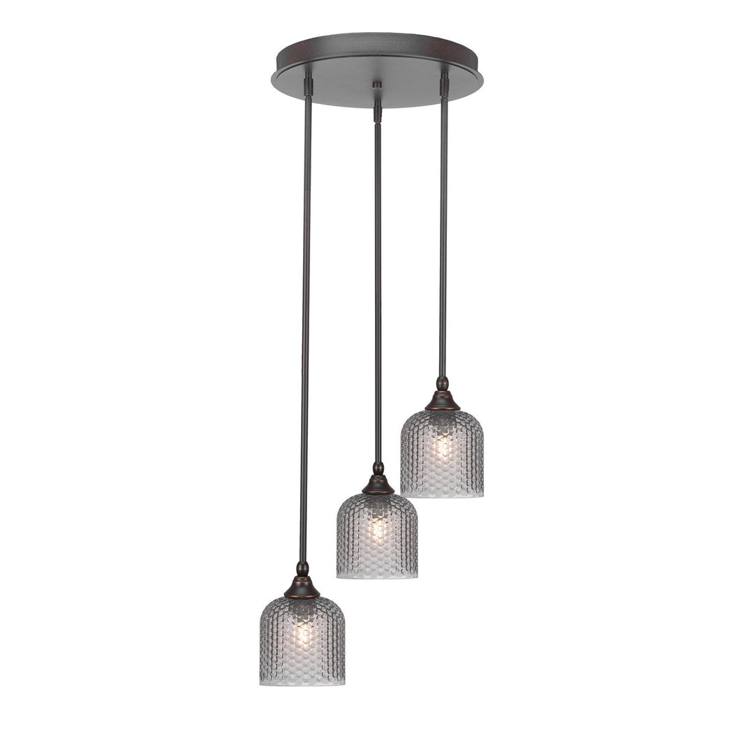 Toltec Empire 2143-dg-4912 Pendant Light - Dark Granite