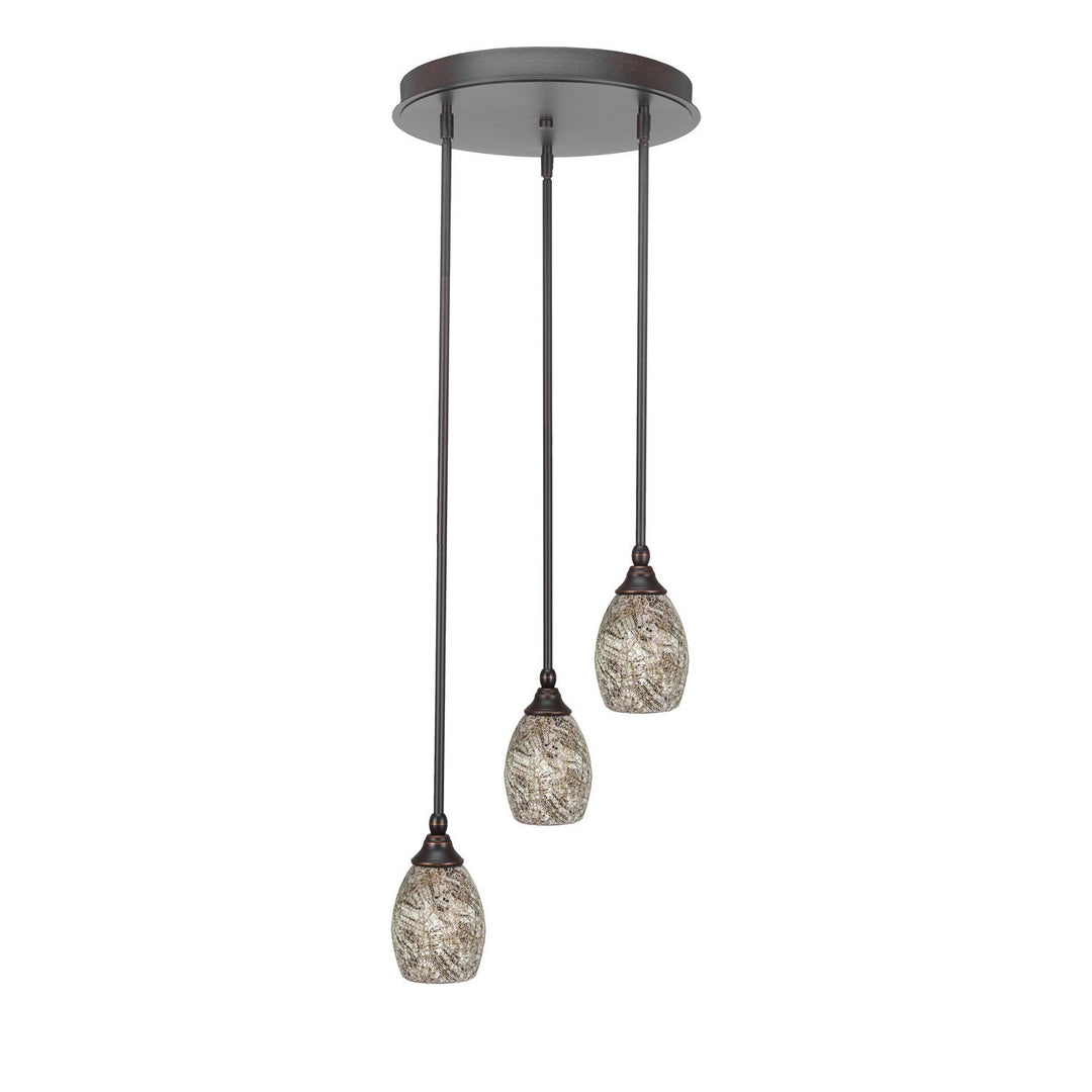 Toltec Empire 2143-dg-5054 Pendant Light - Dark Granite