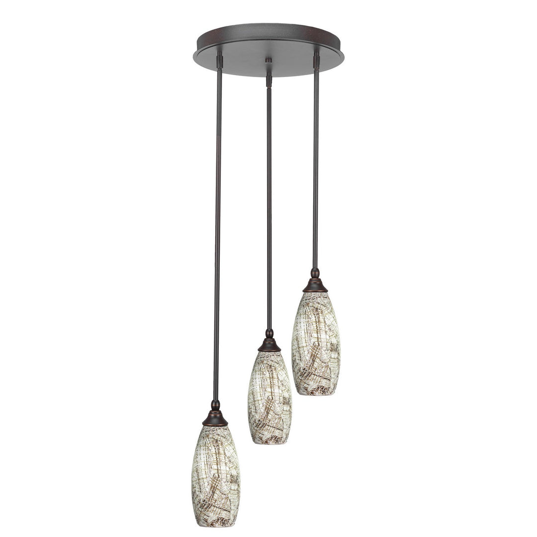 Toltec Empire 2143-dg-5064 Pendant Light - Dark Granite