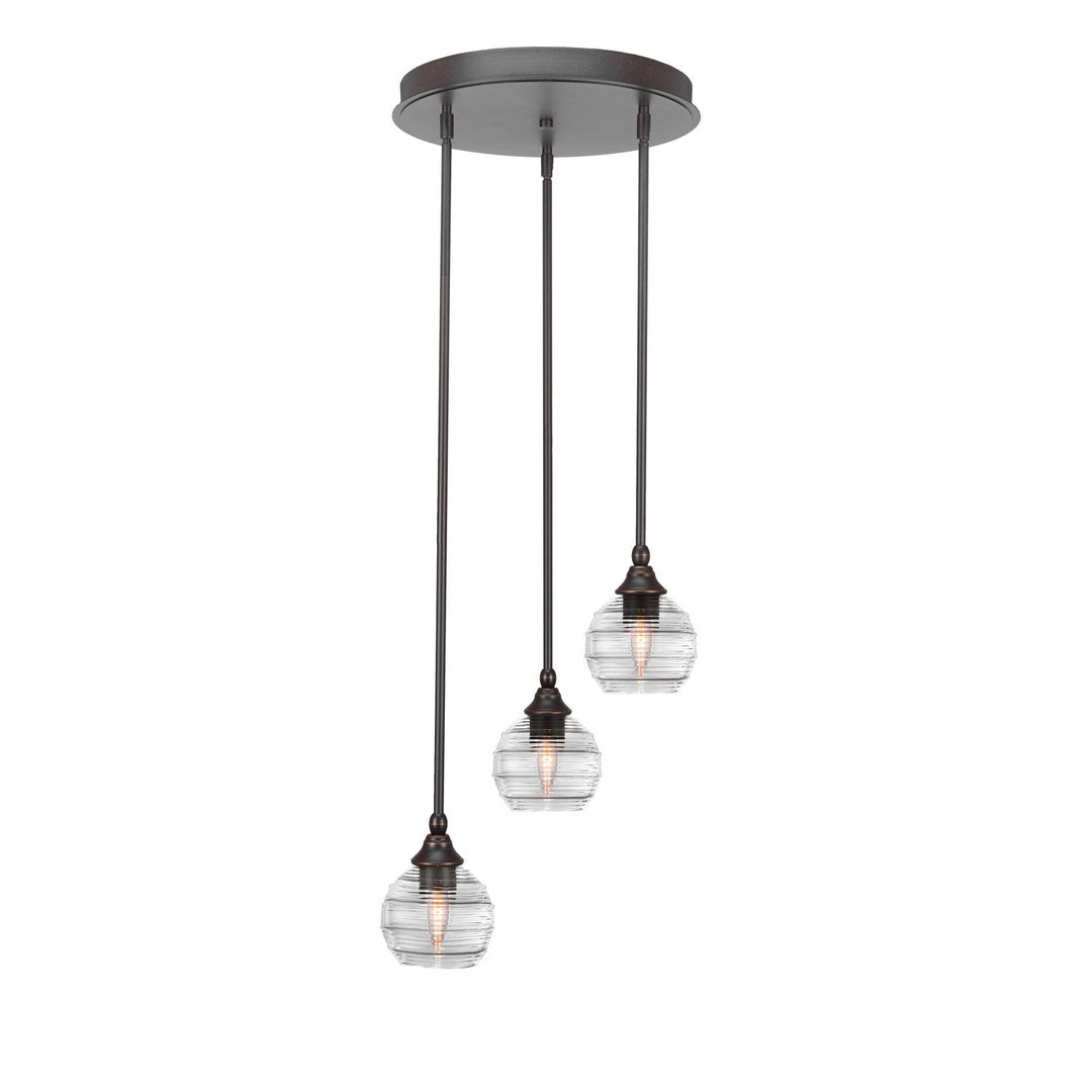 Toltec Empire 2143-dg-5110 Pendant Light - Dark Granite