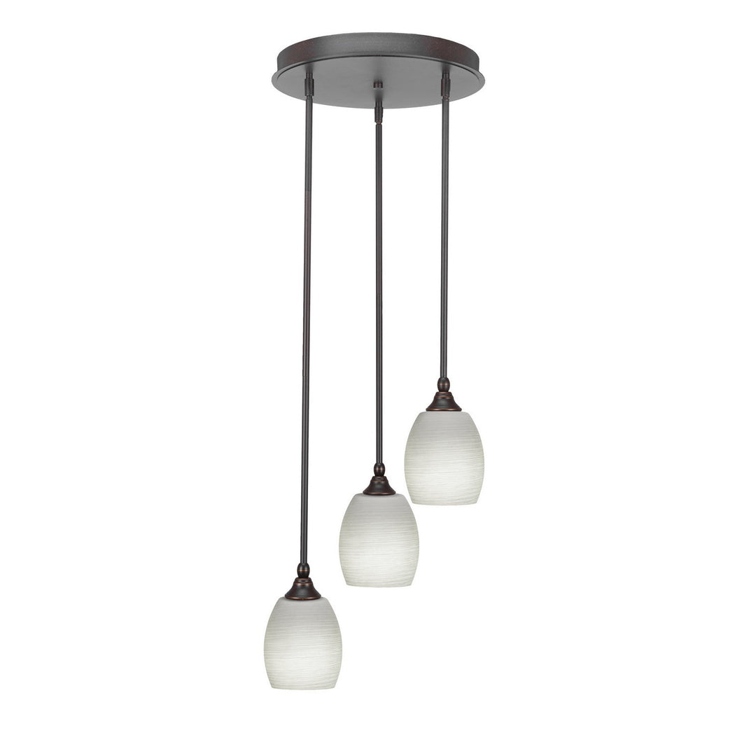 Toltec Empire 2143-dg-615 Pendant Light - Dark Granite