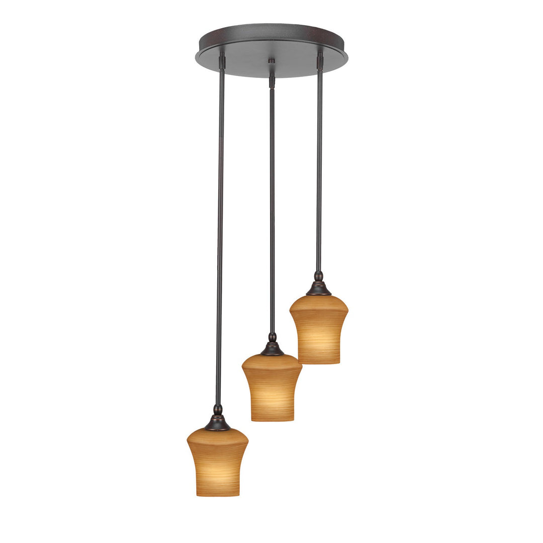 Toltec Empire 2143-dg-680 Pendant Light - Dark Granite