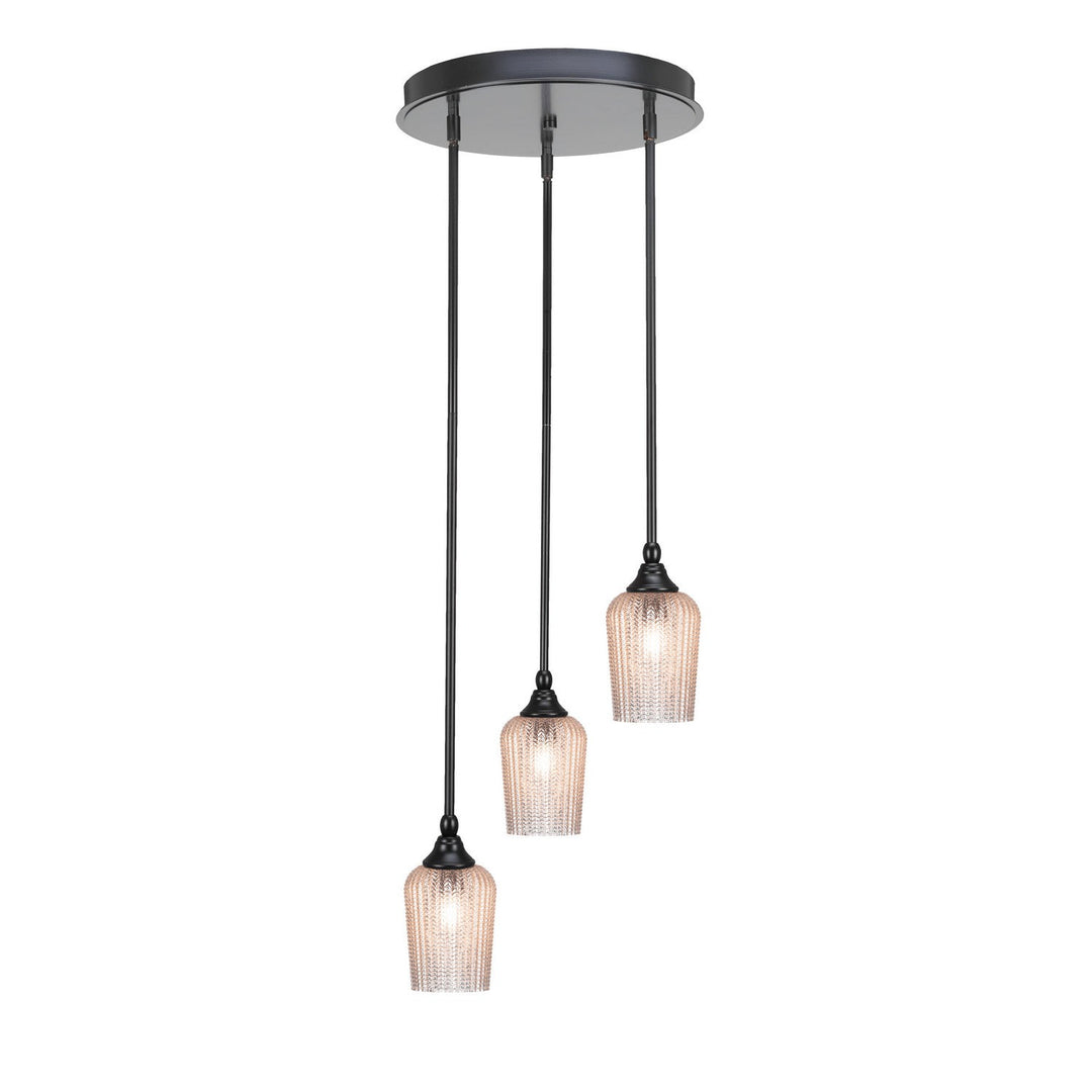Toltec Empire 2143-mb-4253 Pendant Light - Matte Black