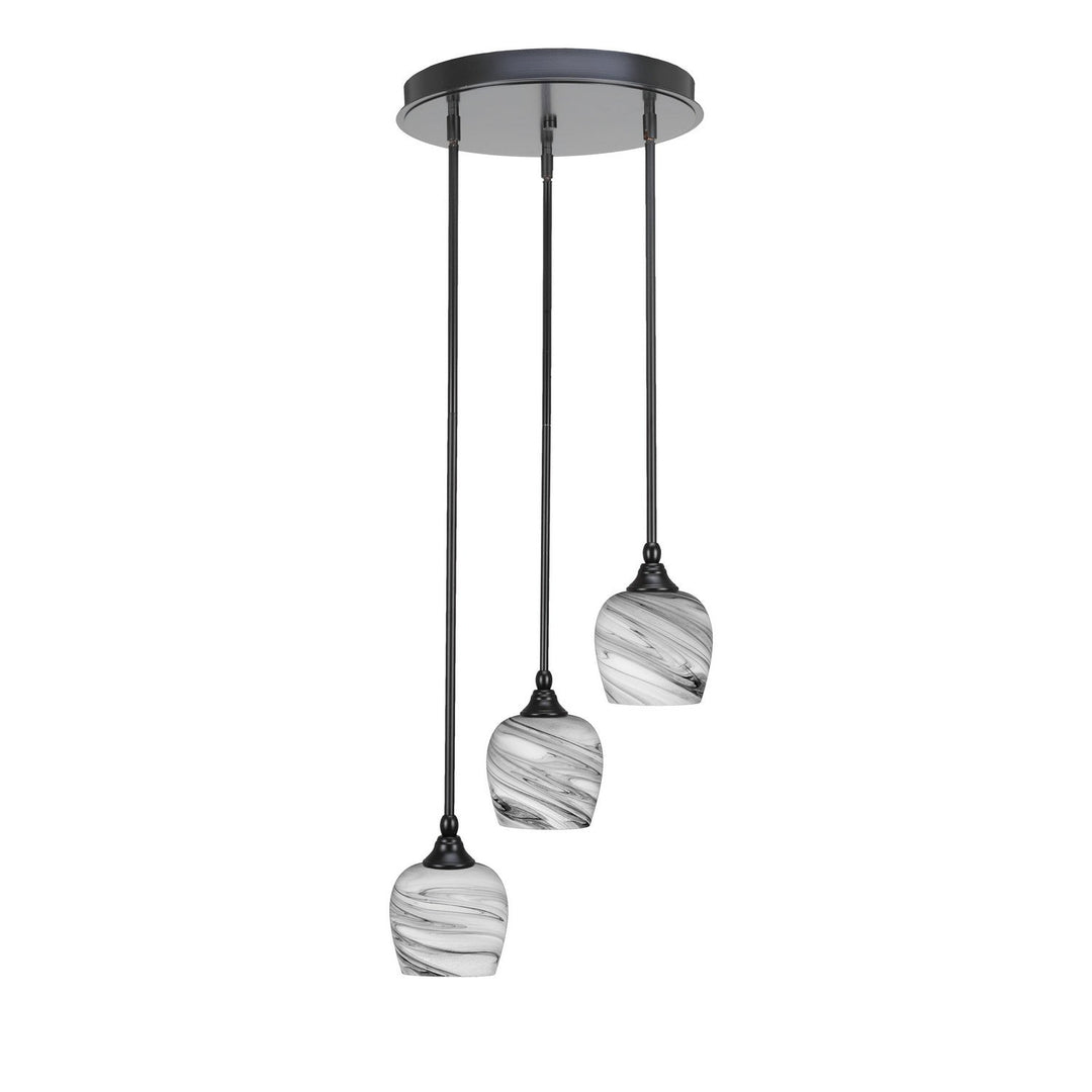 Toltec Empire 2143-mb-4819 Pendant Light - Matte Black