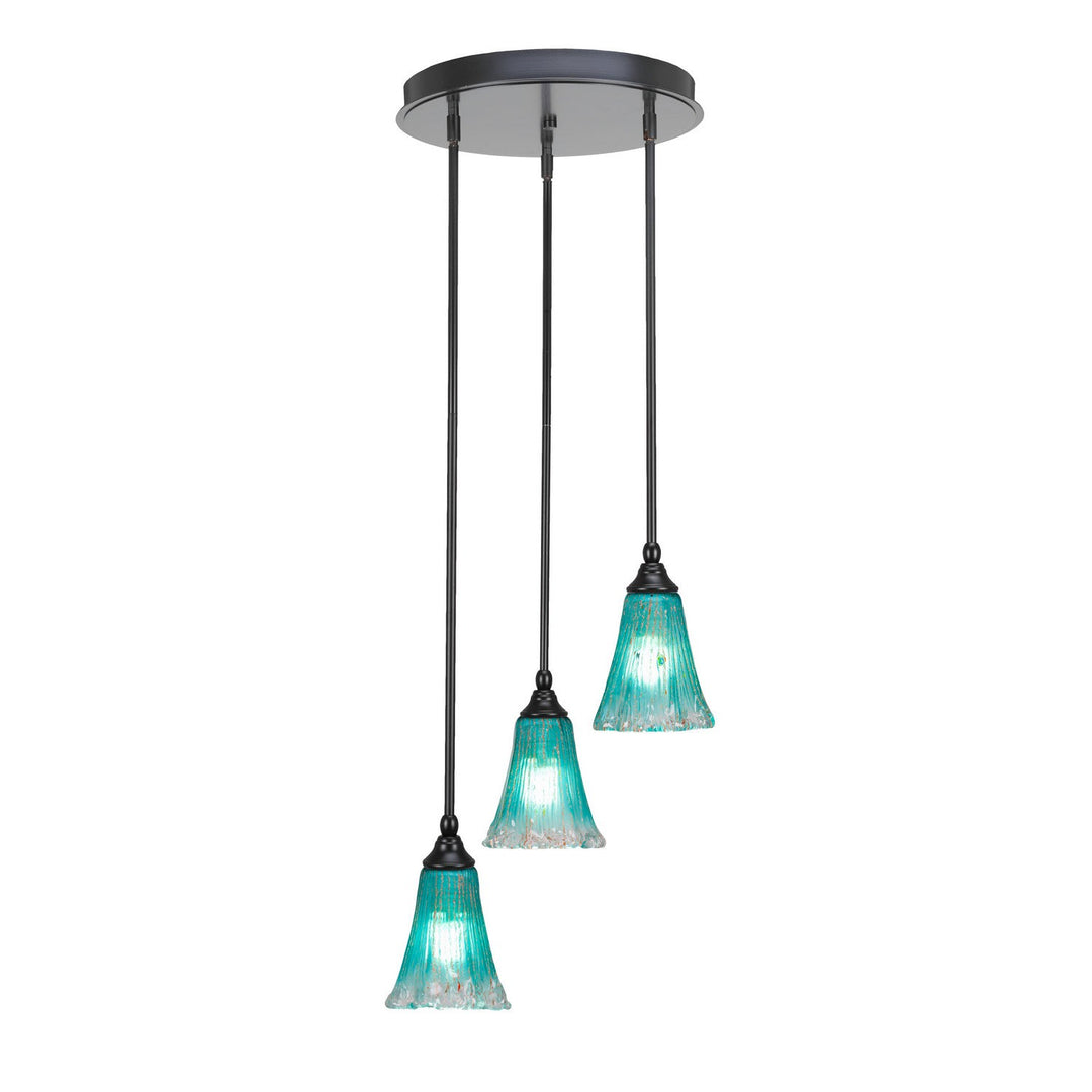 Toltec Empire 2143-mb-725 Pendant Light - Matte Black