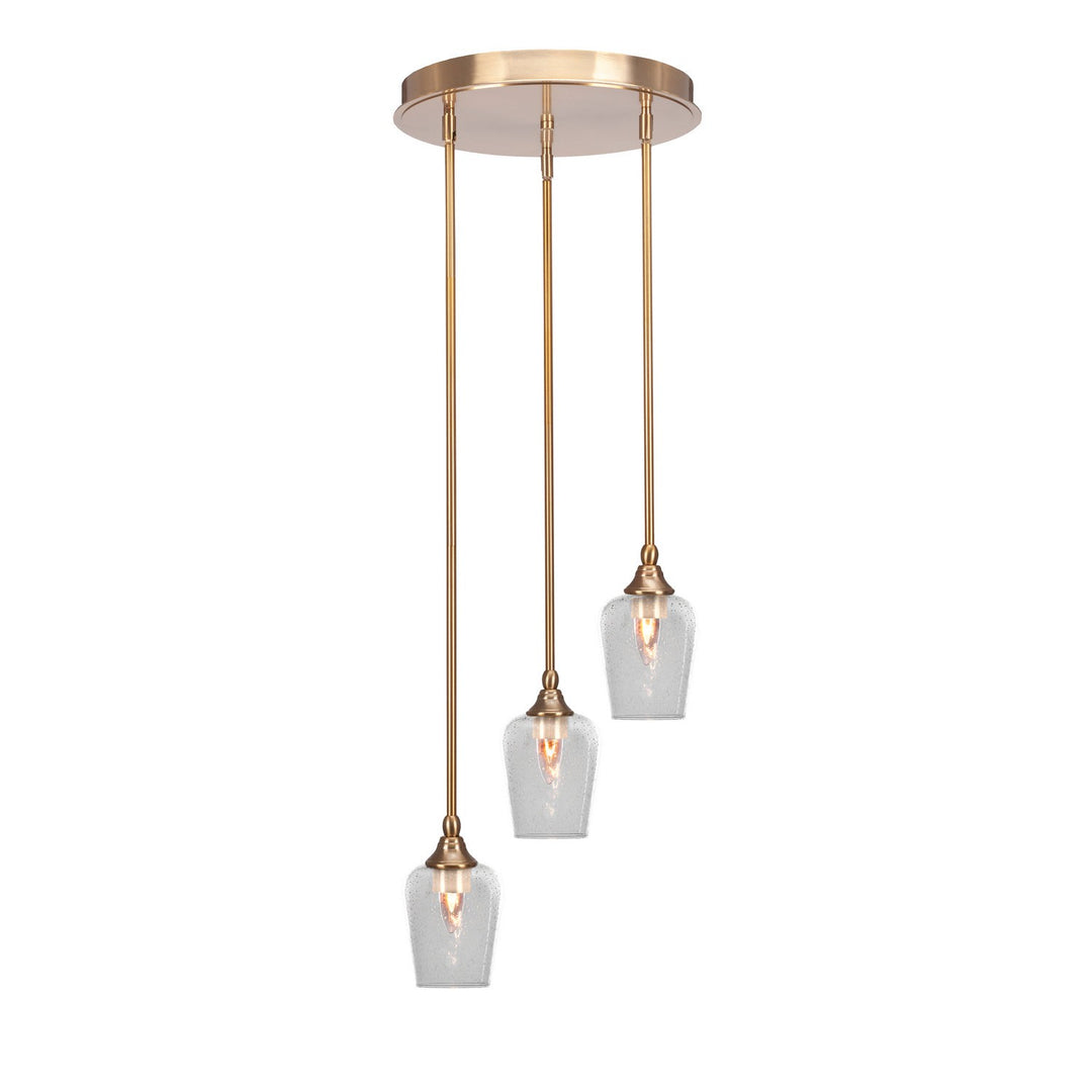 Toltec Empire 2143-nab-210 Pendant Light - New Age Brass