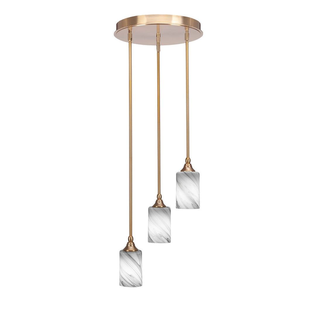 Toltec Empire 2143-nab-3009 Pendant Light - New Age Brass