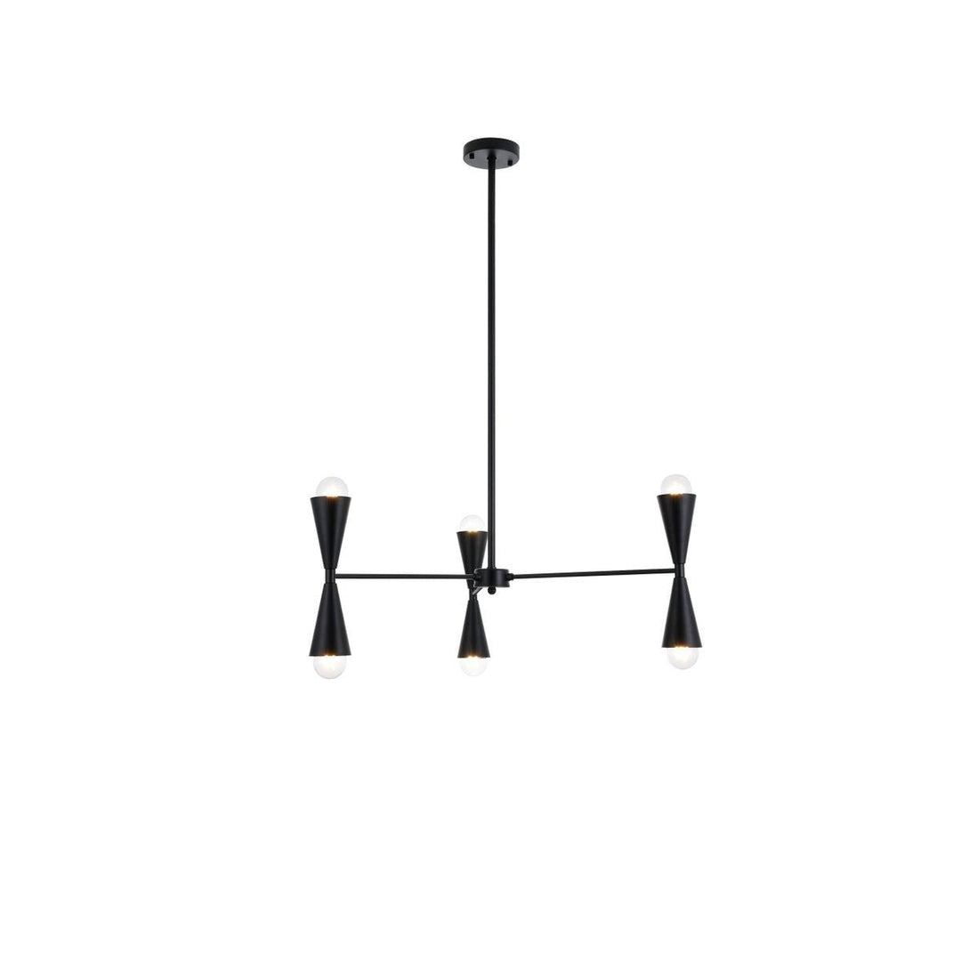 Elegant Cade LD650D34BK Pendant Light - Black