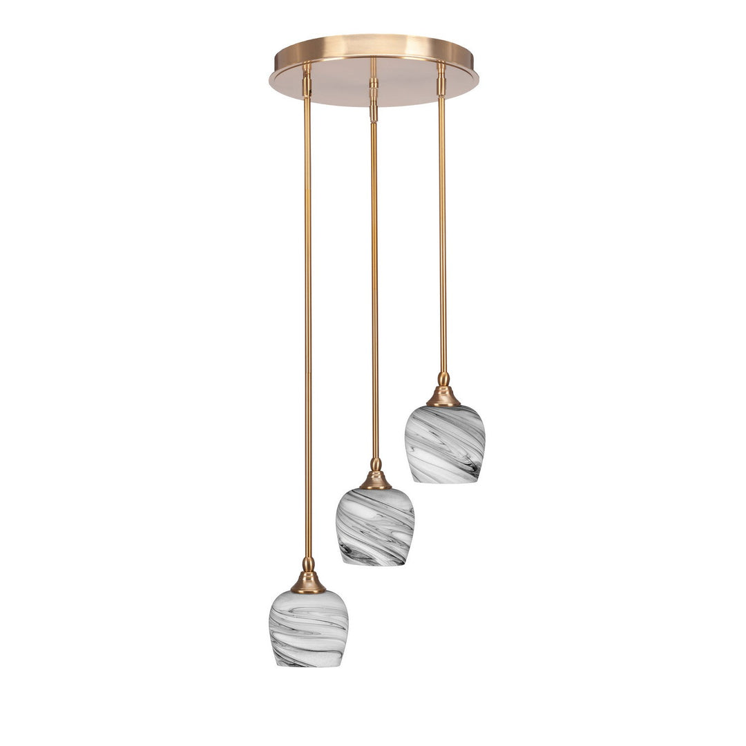 Toltec Empire 2143-nab-4819 Pendant Light - New Age Brass