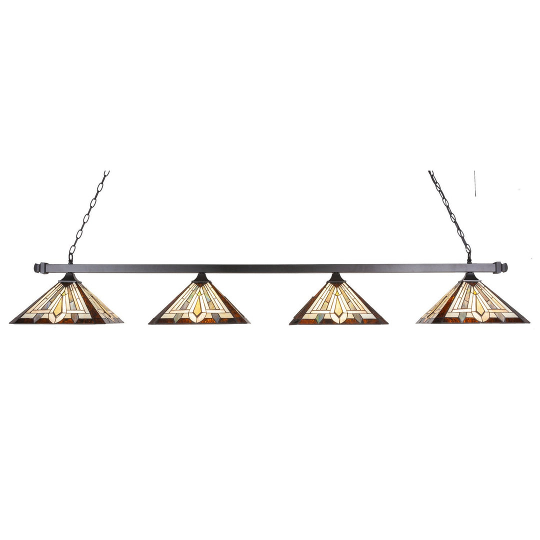 Toltec Square/Square 404-mb-959 Pendant Light - Matte Black