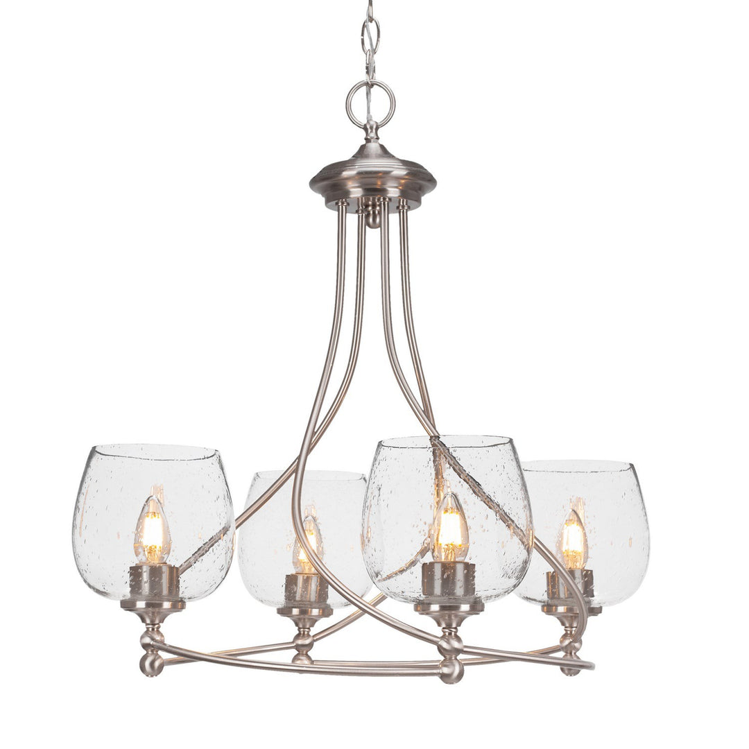 Toltec Capri 904-bn-4810 Chandelier Light - Brushed Nickel