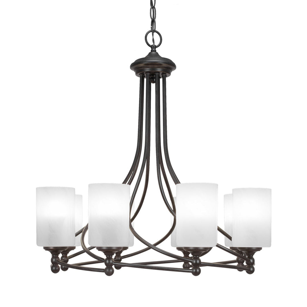 Toltec Capri 908-dg-3001 Chandelier Light - Dark Granite