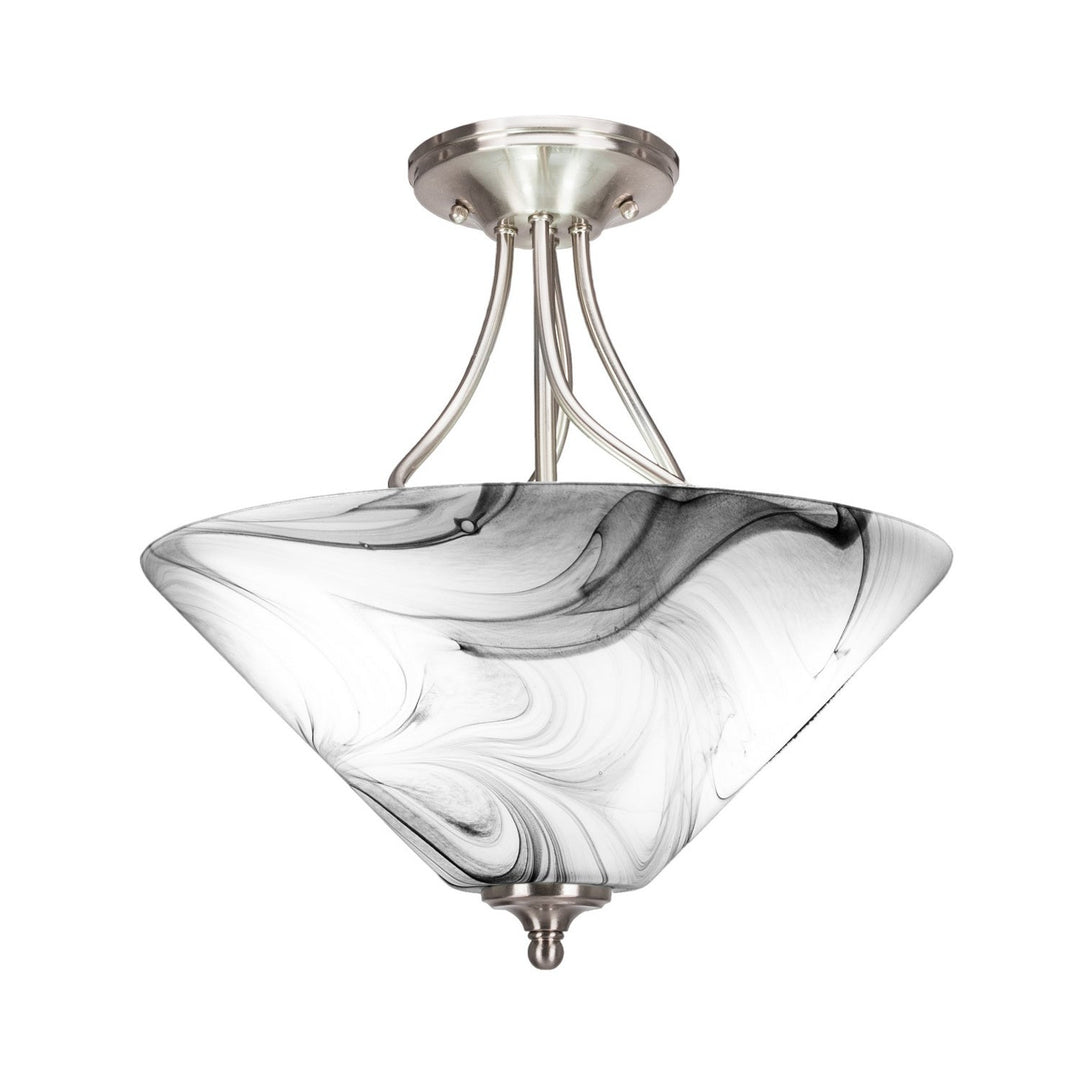 Toltec Capri 909-bn-2169 Ceiling Light - Brushed Nickel