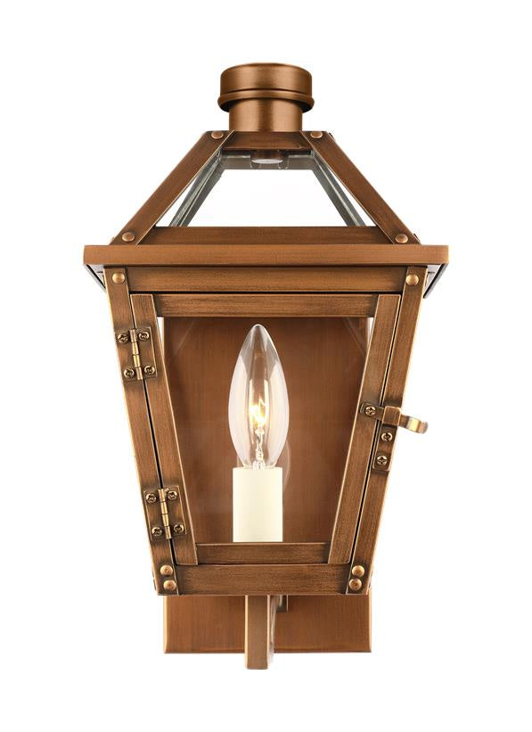 Visual Comfort Studio CO1401NCP Hyannis One Light Wall Lantern Outdoor Copper/Antique/Verde