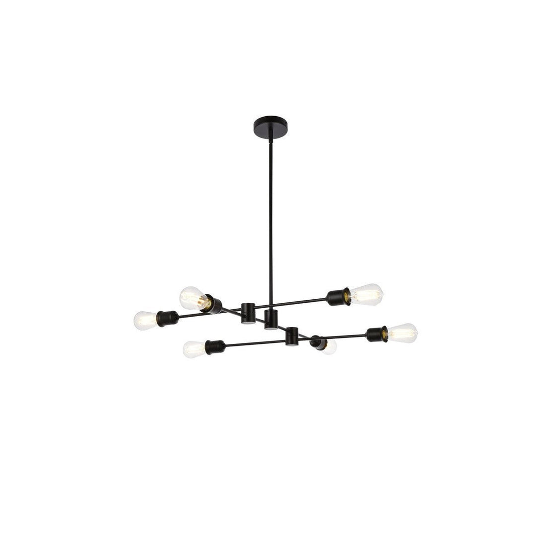 Elegant Xavier LD7051D31BK Pendant Light - Black