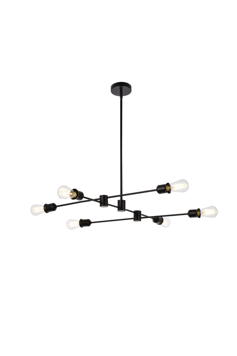 Elegant Xavier LD7052D35BK Pendant Light - Black