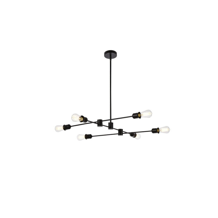 Elegant Xavier LD7052D35BK Pendant Light - Black