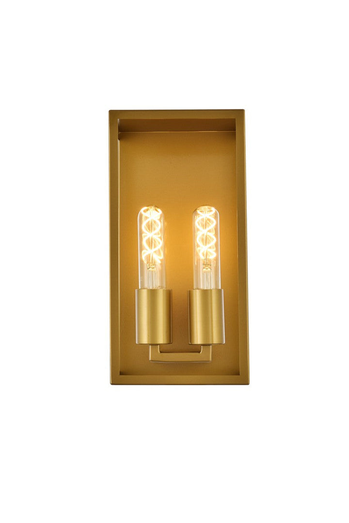 Elegant Voir LD7055W6BR Wall Sconce Light - Brass