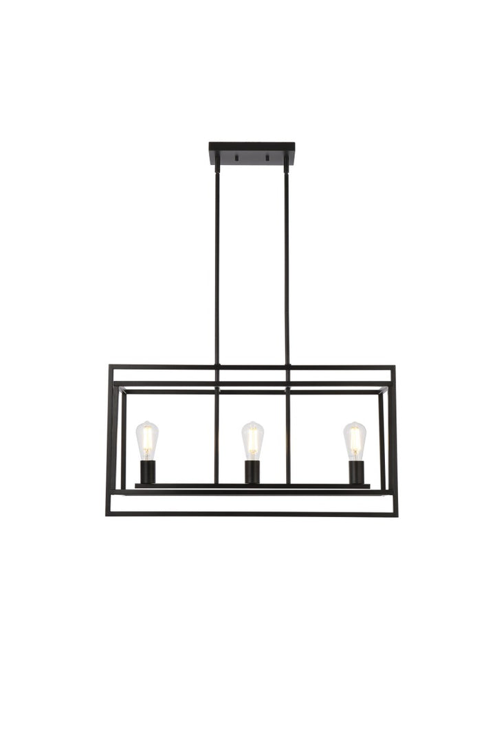 Elegant Voir LD7056D32BK Pendant Light - Black