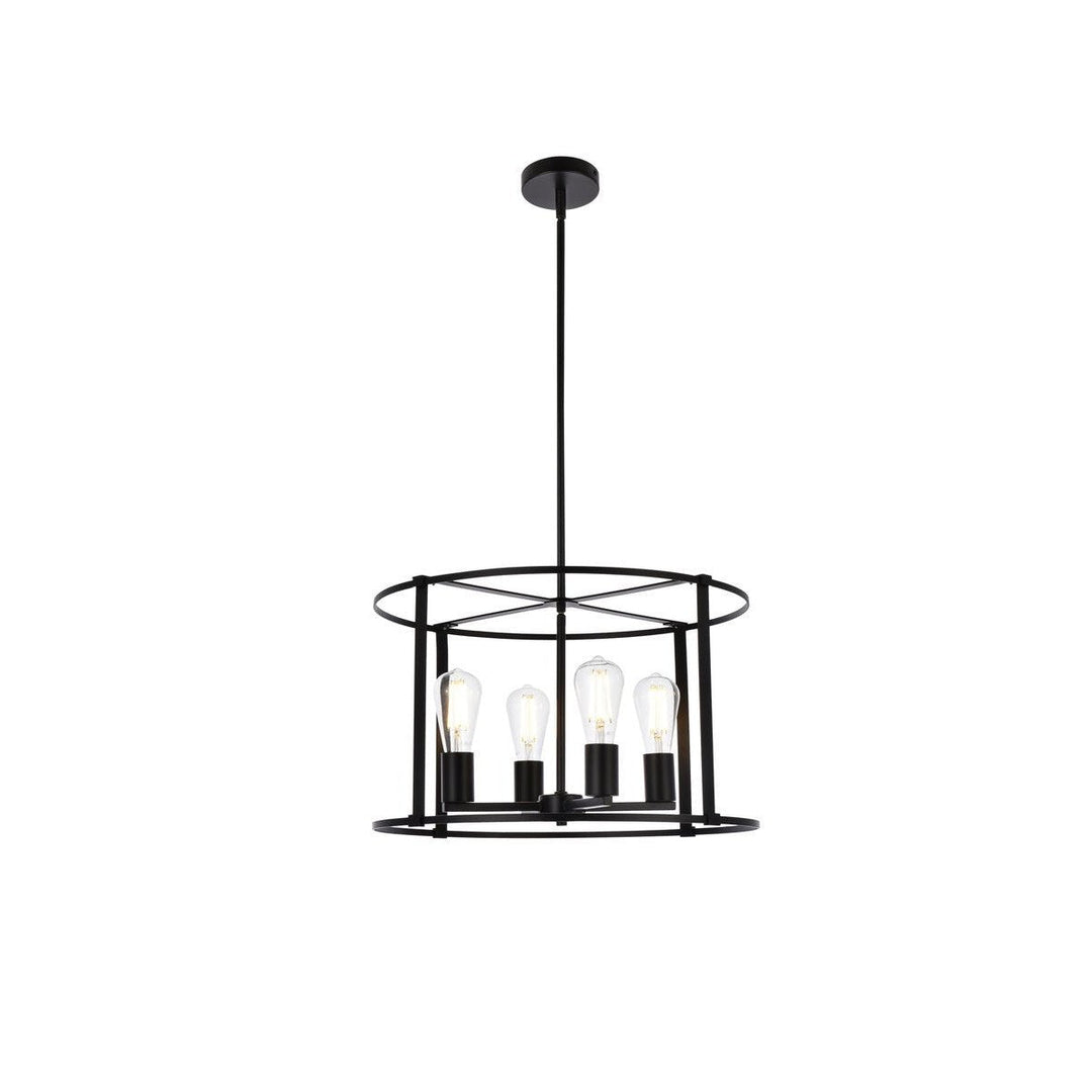 Elegant Agnys LD7057D20BK Pendant Light - Black