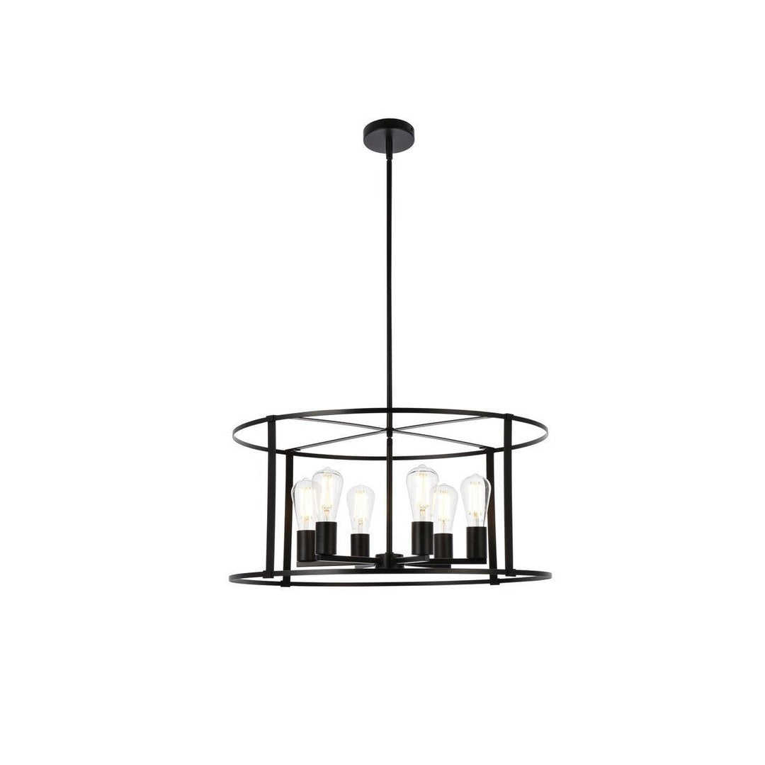 Elegant Agnys LD7058D26BK Pendant Light - Black