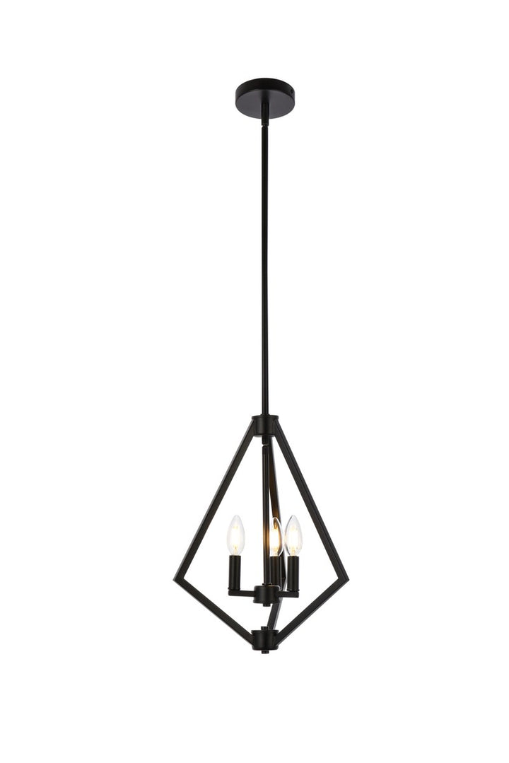 Elegant Irina LD7061D14BK Pendant Light - Black