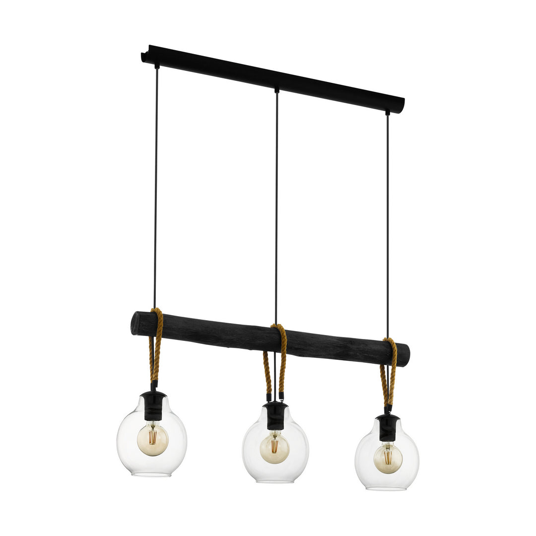 Eglo Roding 43618A Pendant Light - Structured Black