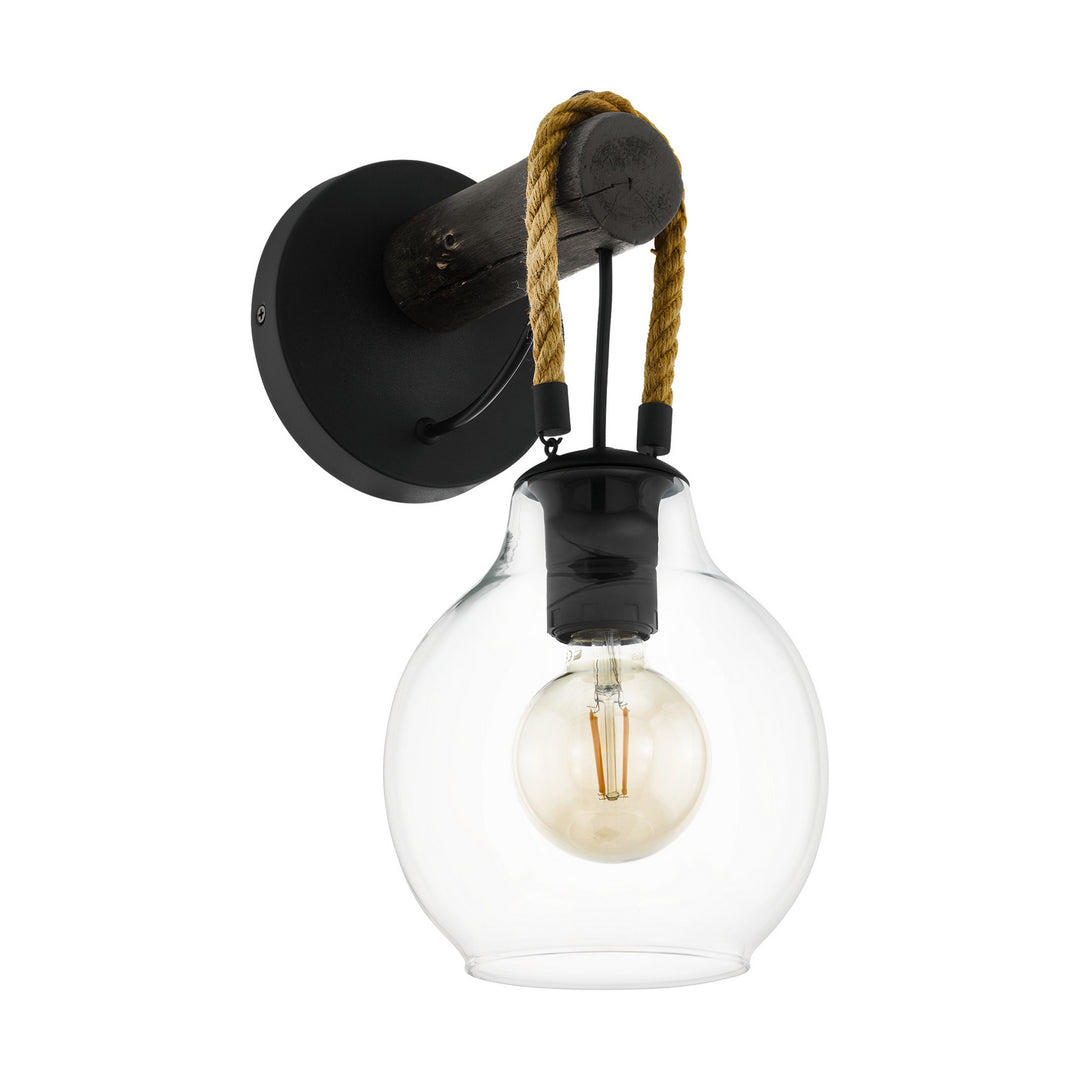Eglo Roding 43619A Wall Sconce Light - Structured Black
