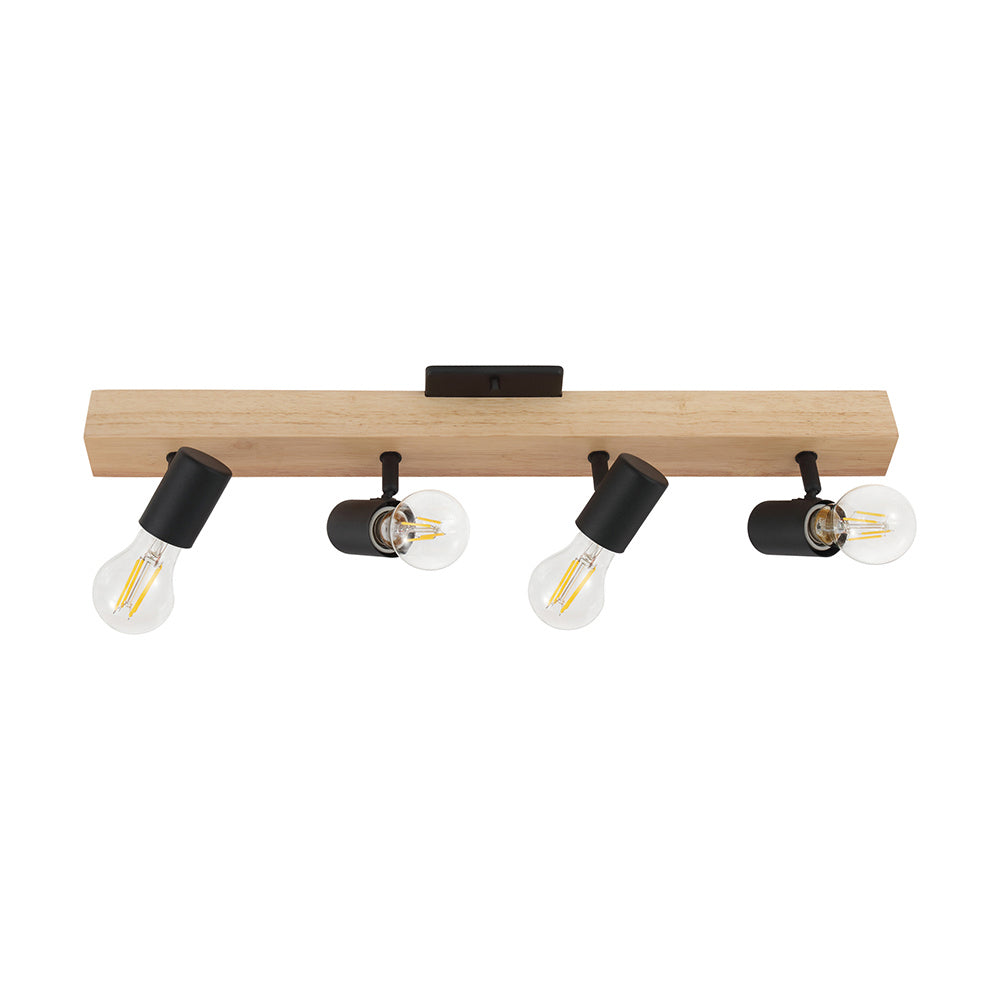 Eglo Lighting 98114A  Kingswood Track Light Brown, Black