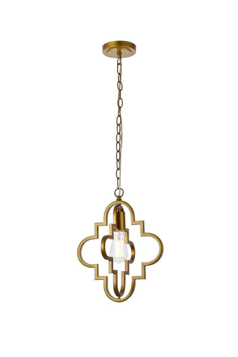 Elegant Sandara LD7062D12BR Pendant Light - Brass